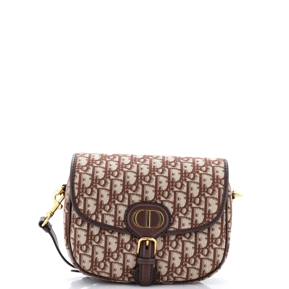 Pre-Owned Bobby Flap Bag Oblique Canvas Medium