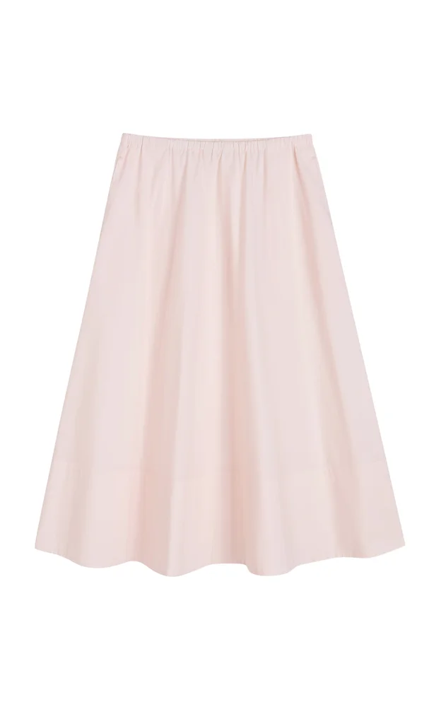 Pheobes Cotton Midi Skirt