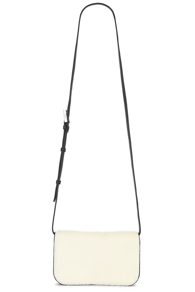 Pia Penguin Quilting Crossbody Bag - Black