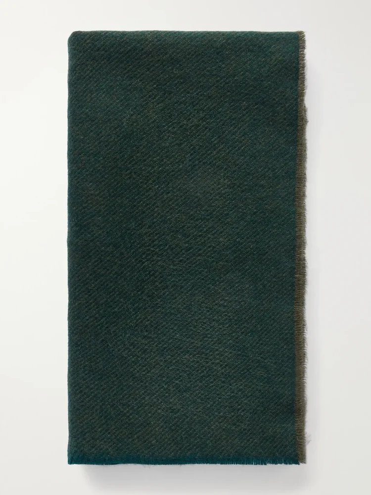 Mountain Twill cashmere scarf