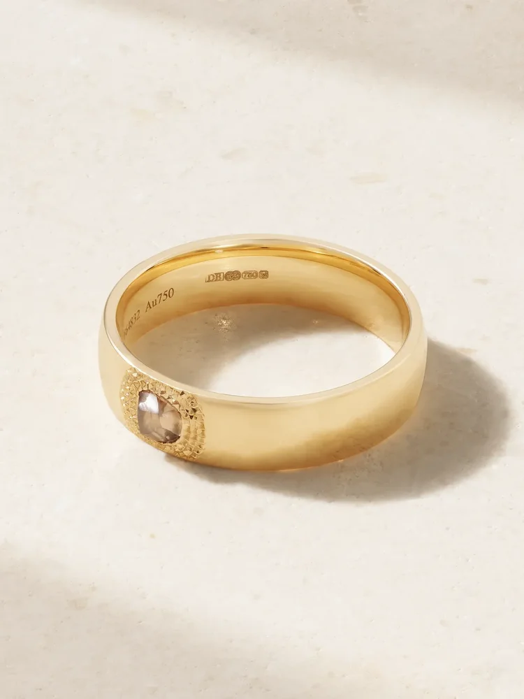 9ct Gold Ianthe Star Aquamarine Cocktail Ring