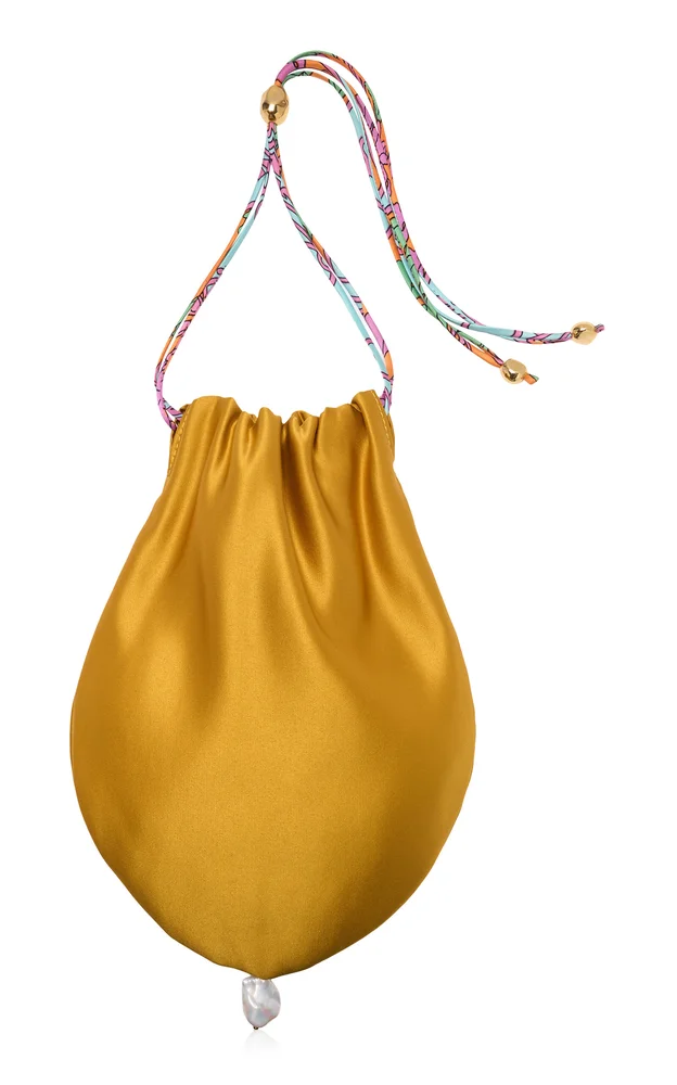 The Notte Pouch In Goldenrod