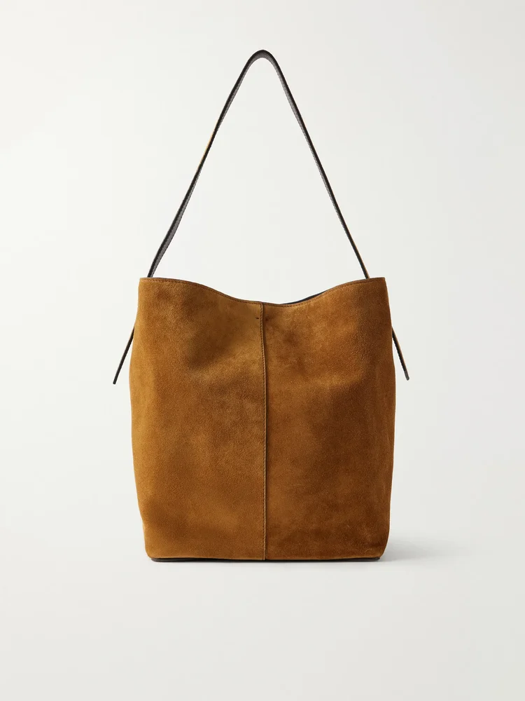 Tilt 22 suede shoulder bag