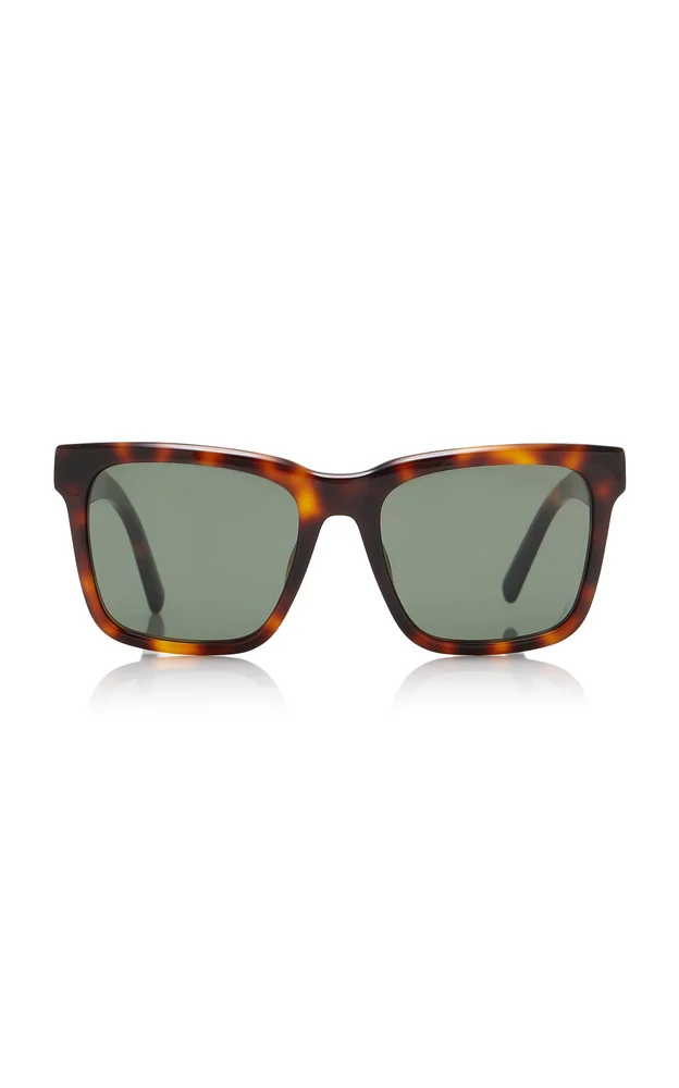 Square-Frame Acetate Sunglasses