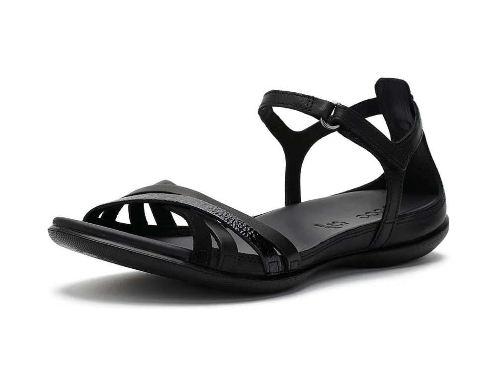 Flash Leather Ankle Strap Sandals