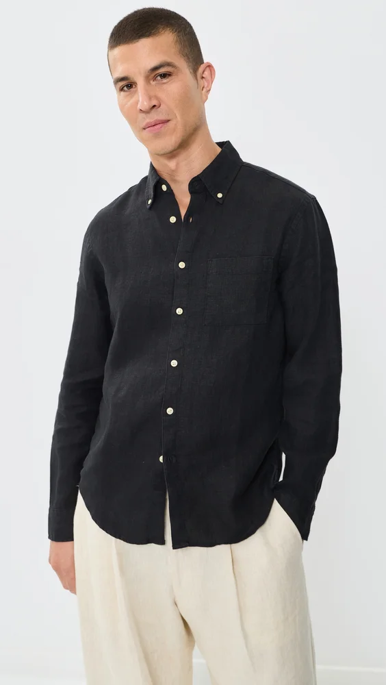 Linen Playa Button Down Shirt
