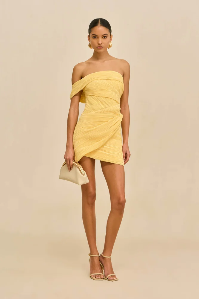 AHRA DRESS - DAFFODIL