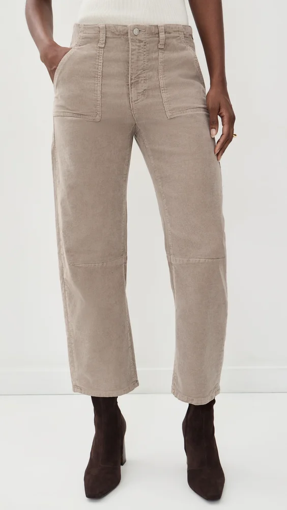Corduroy Utility Soft Barrel Pants