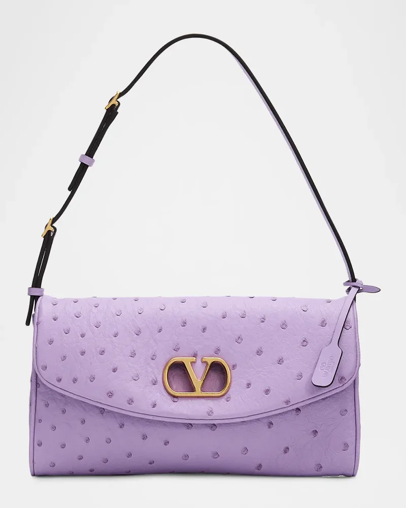 Devain Logo Leather Top Handle Bag