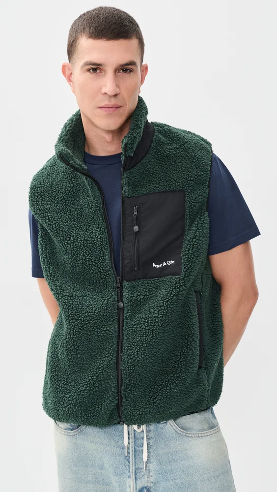 Wordmark Sherpa Vest