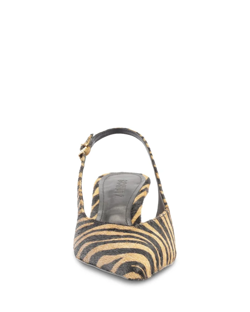 Siena Zebra Slingback Pumps