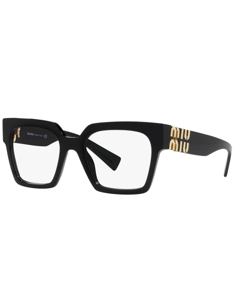 Woman Square Plastic MU 04UV Eyeglasses