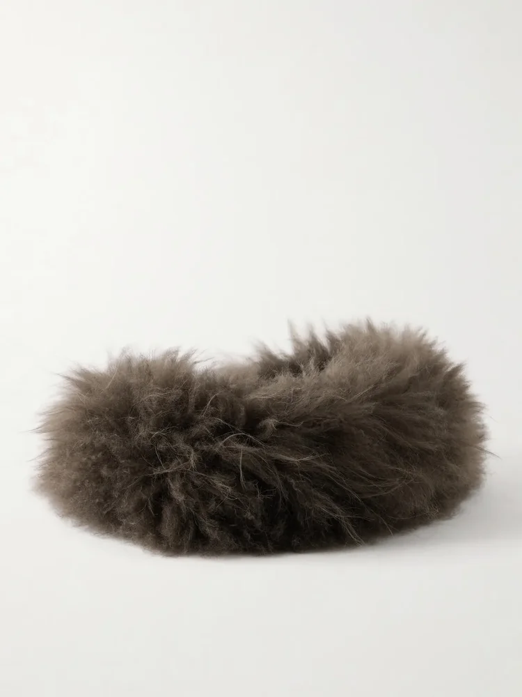 Shearling headband