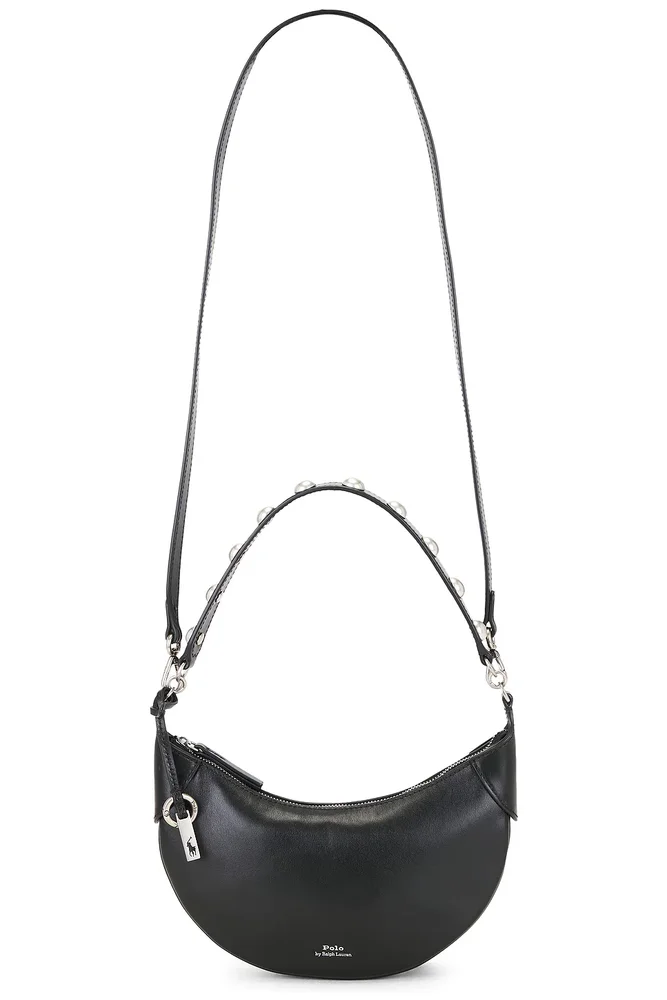 Sport Calf Studded Crossbody Bag Small