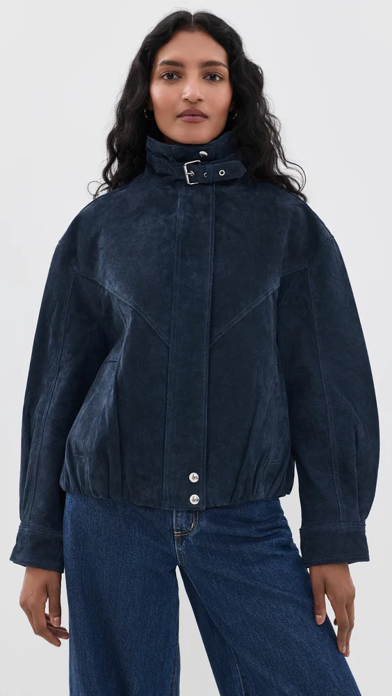 Midnight Drift Suede Jacket