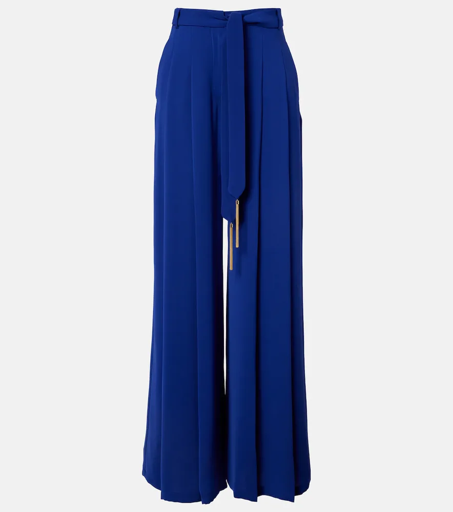 Valico pleated wide-leg pants