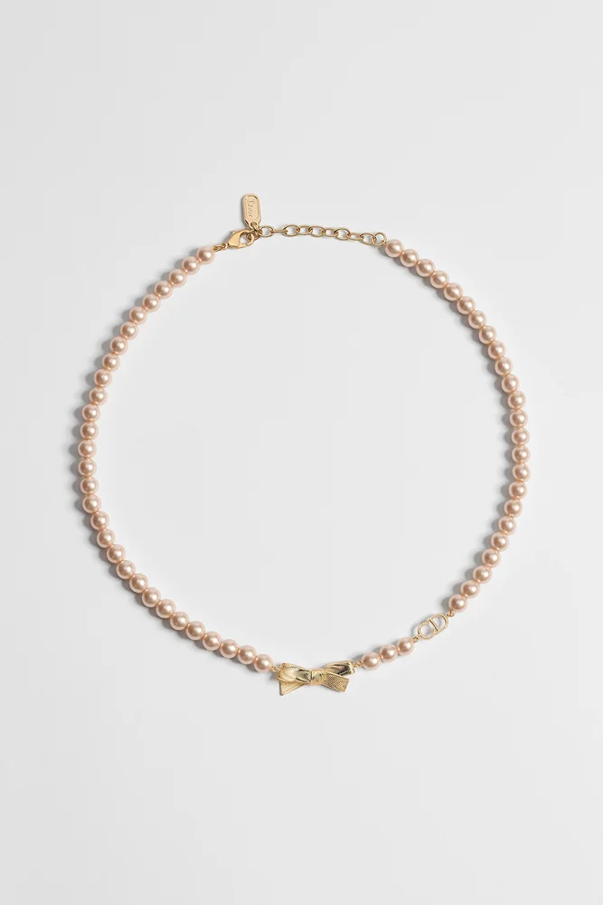 CD Bow Necklace