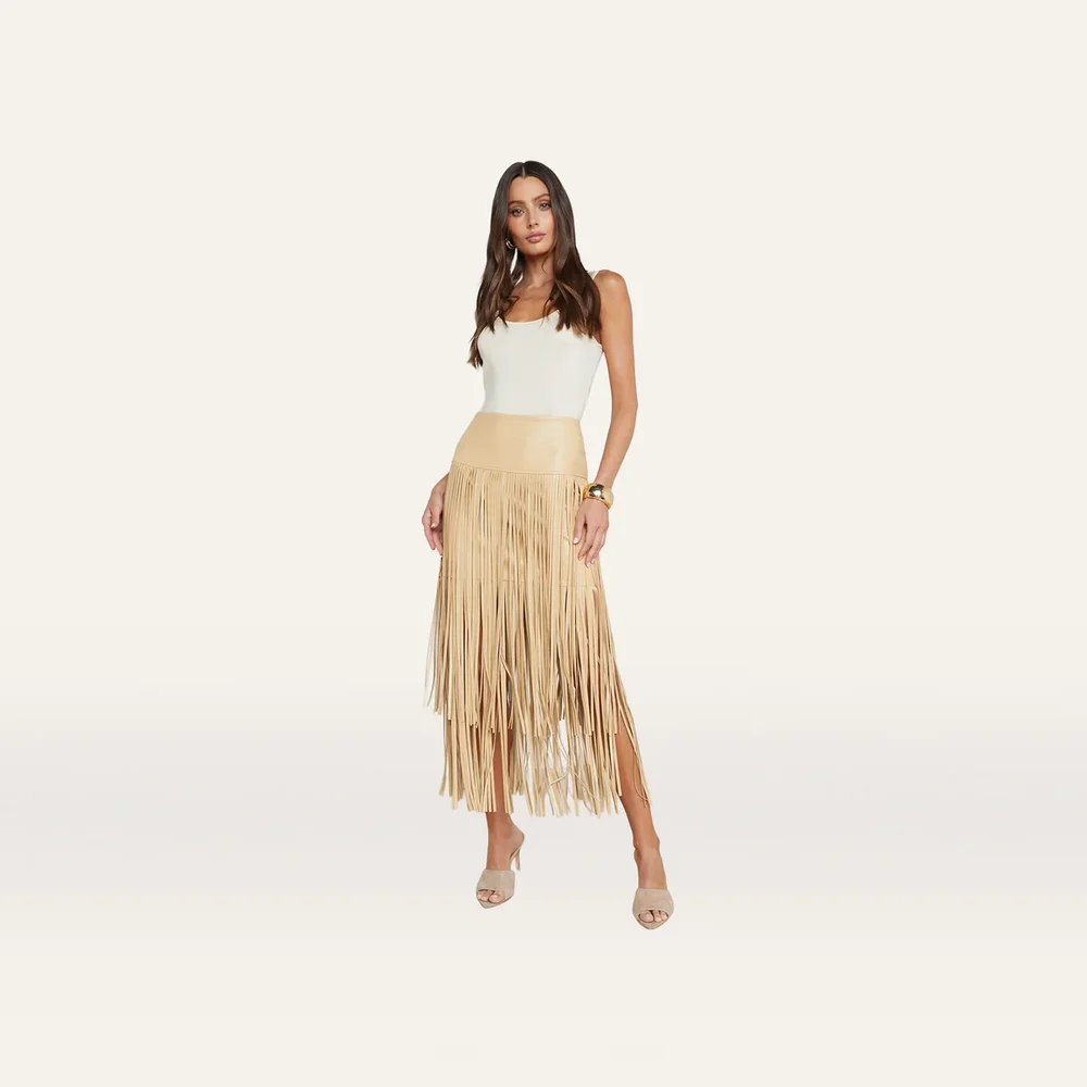 Indra Fringe Skirt