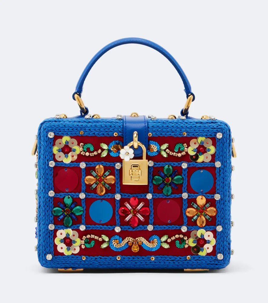 Dolce Box beaded box bag