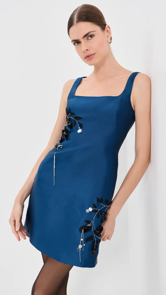 Ziva Embellished Mini Dress