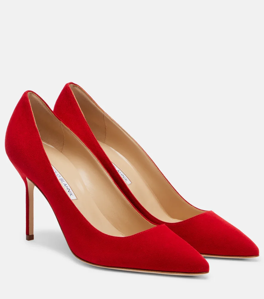 BB 90 suede pumps