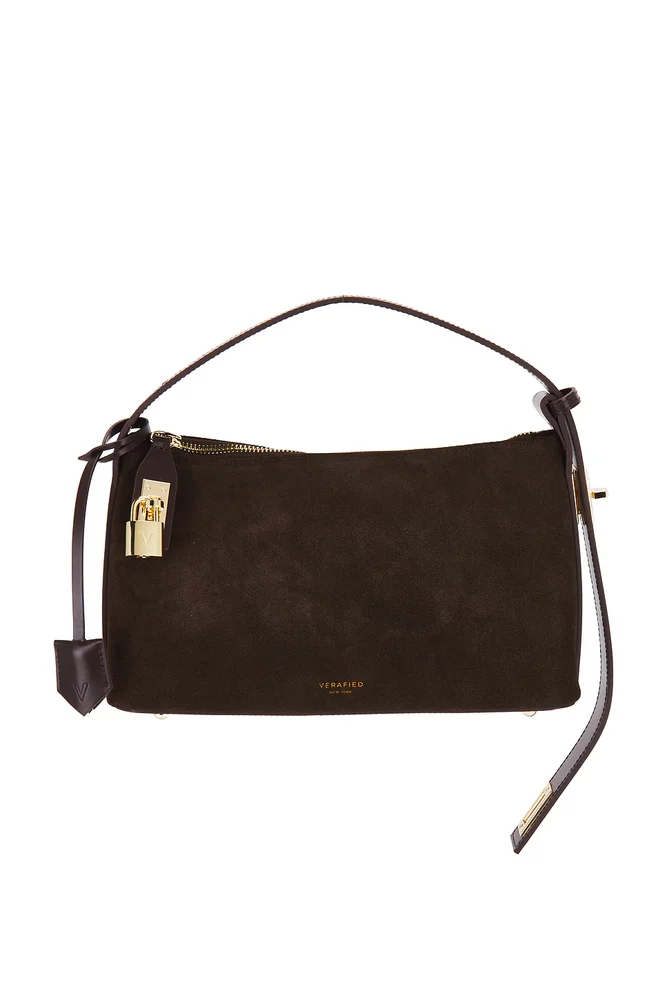 Gold Chocolate Hobo Bag