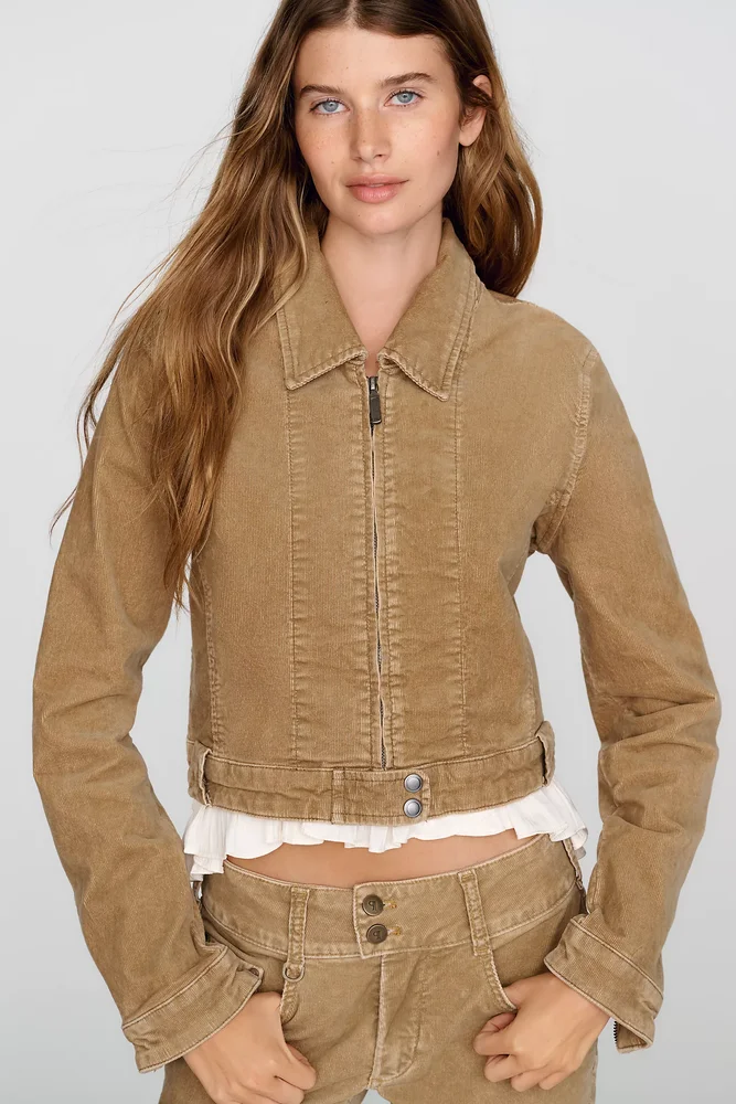 Corduroy Moto Jacket