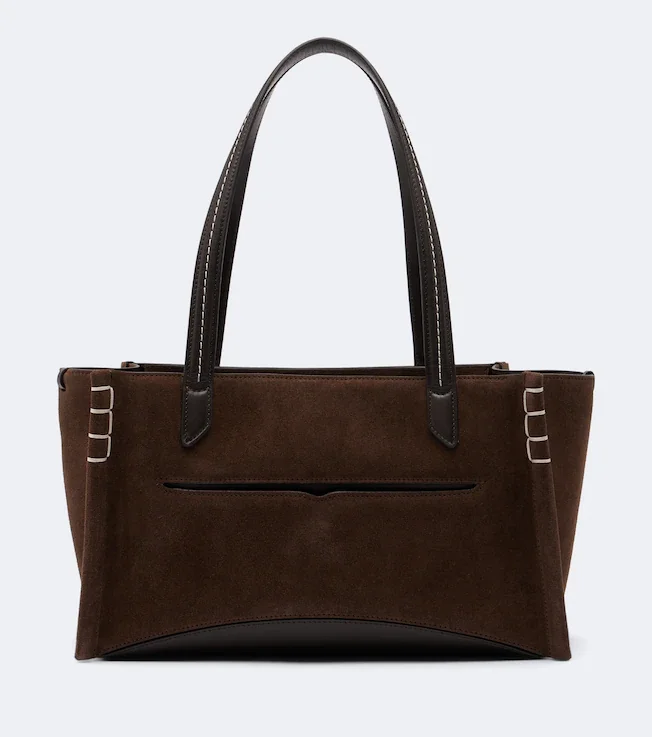 Loafer Cabas suede tote bag