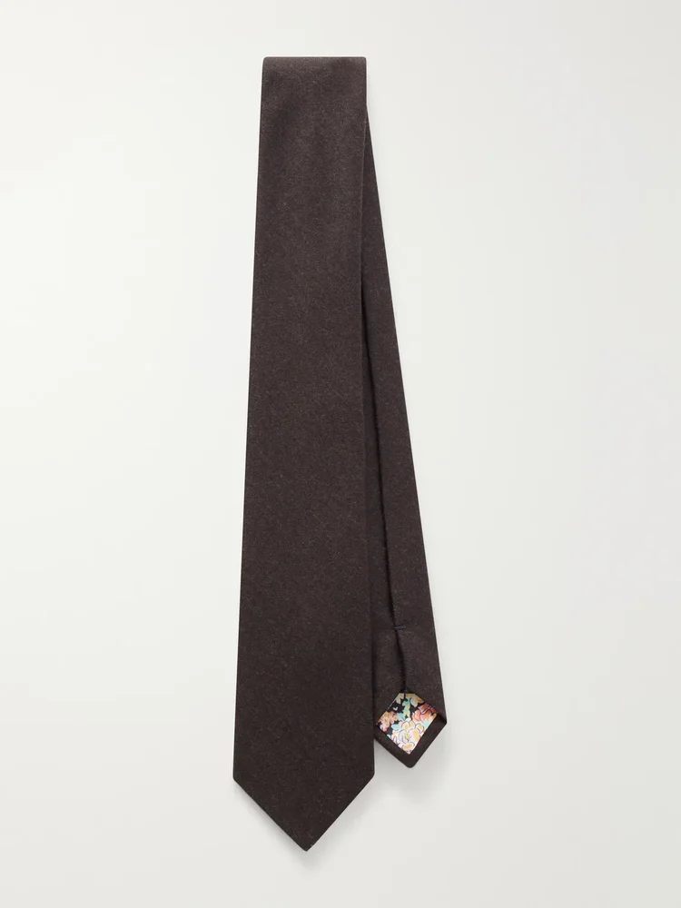 Wool and Cashmere-Blend 7cm Tie