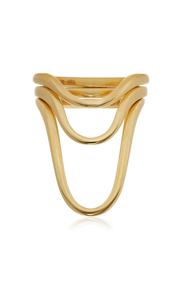 Lou's 18K Yellow Gold Ring Stack