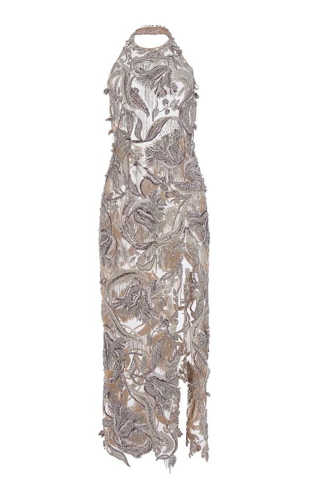 Tulip Lace Midi Dress