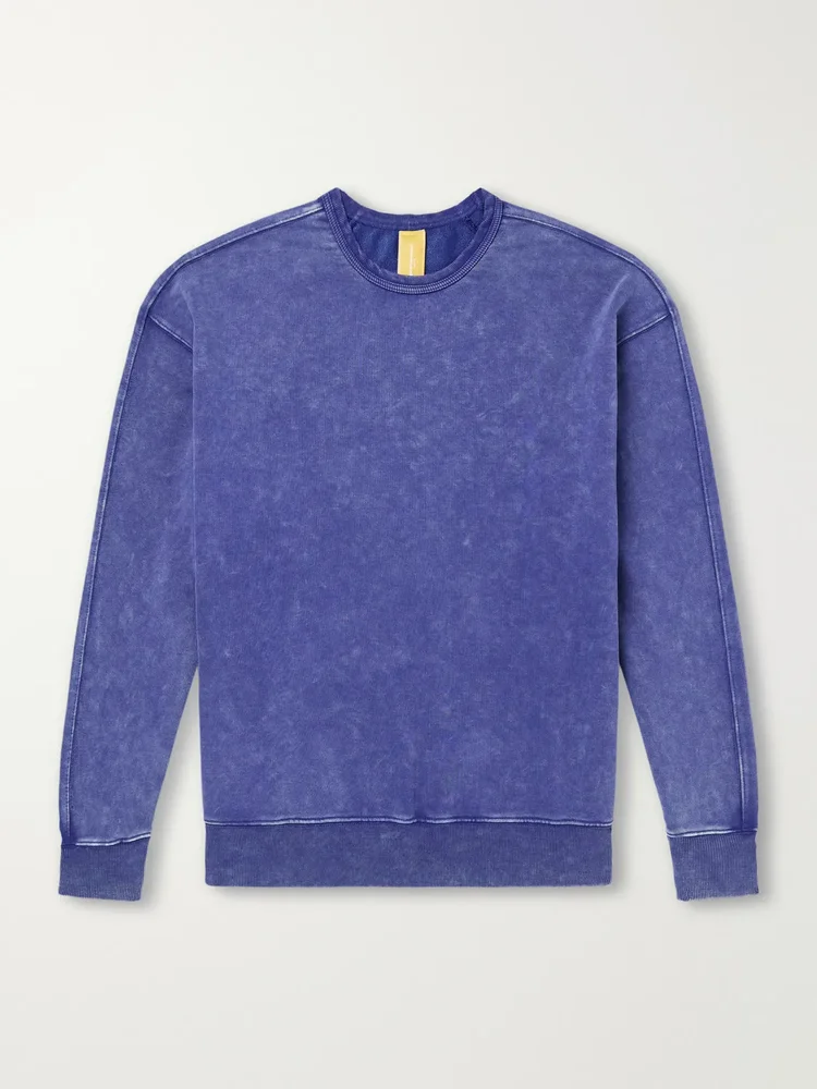 Cotton-Blend Jersey Sweater
