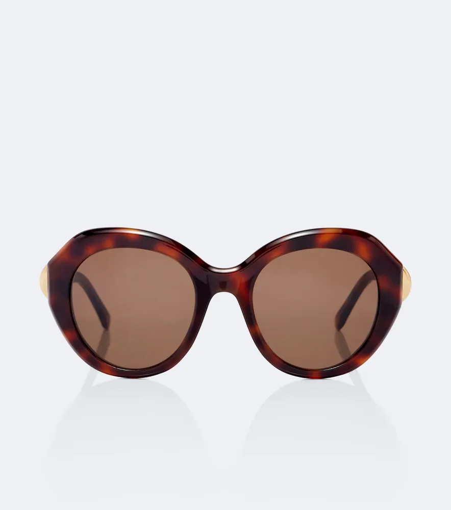 Coil round sunglasses
