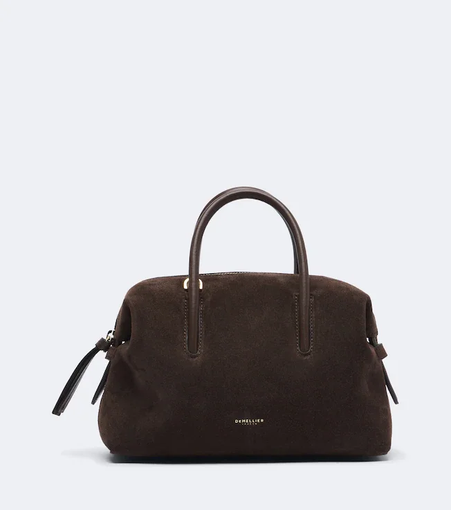 Stockholm Small suede top-handle bag