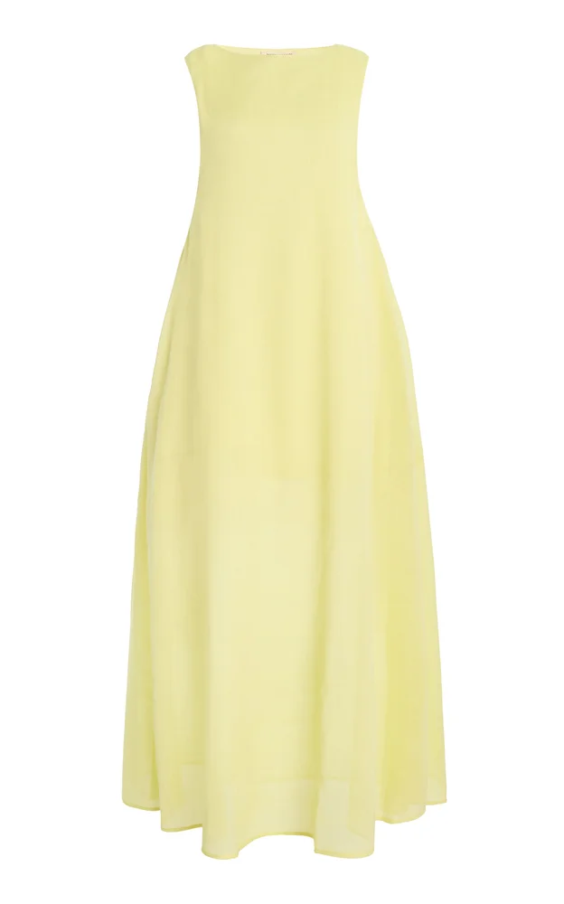 Exclusive The Column Cotton Maxi Dress