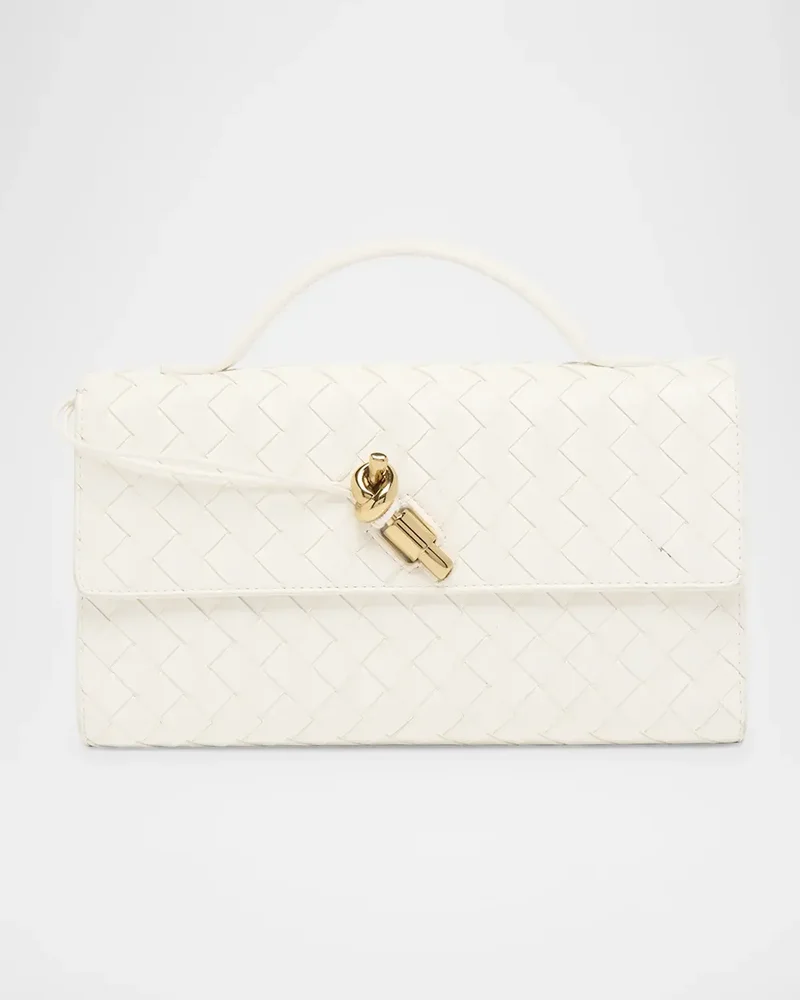 Andiamo Leather Clutch