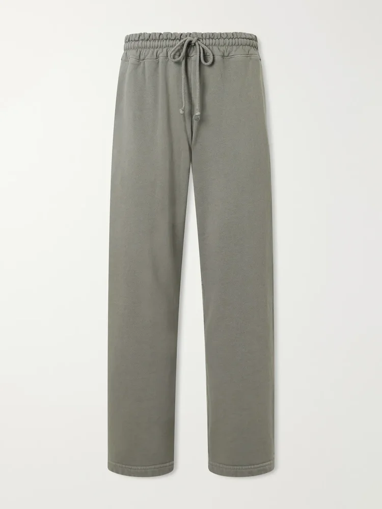 Cotton-Fleece Drawstring Sweatpants
