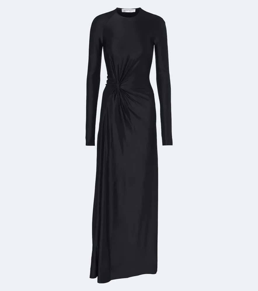 Florence gathered jersey gown