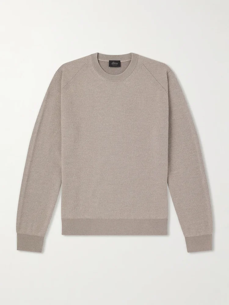 Cashmere and Wool-Blend Sweater