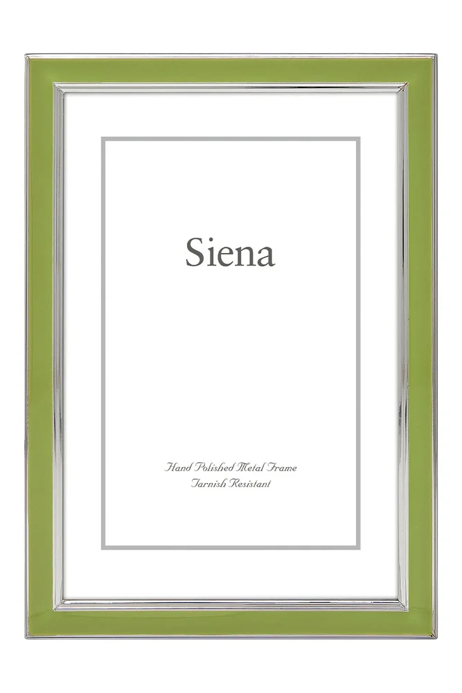 Narrow Enamel 4 x 6-Inch Picture Frame
