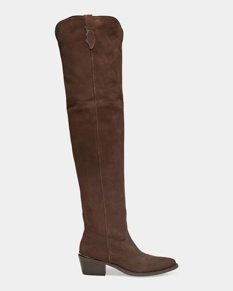 Julia 55MM Suede Over-The-Knee Boots