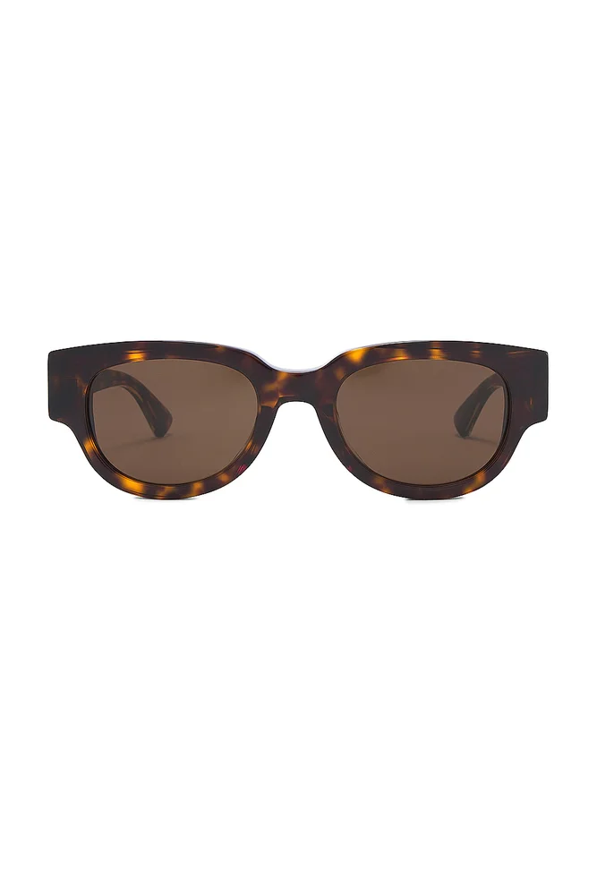 Nude Triangle Cat Eye Sunglasses