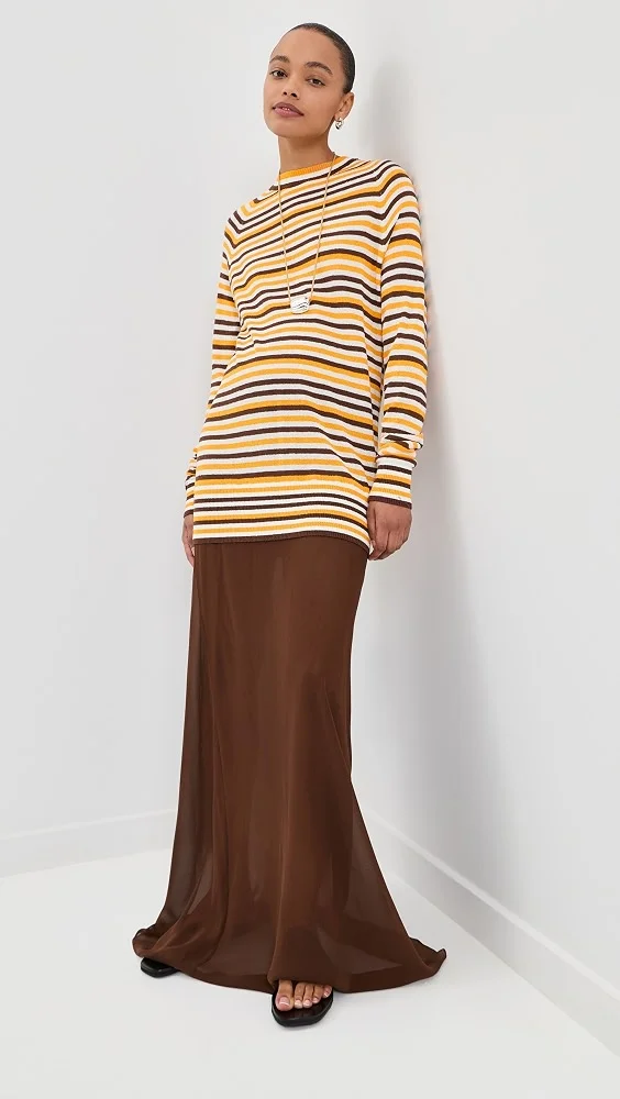 Stripe Knit Monument Dress