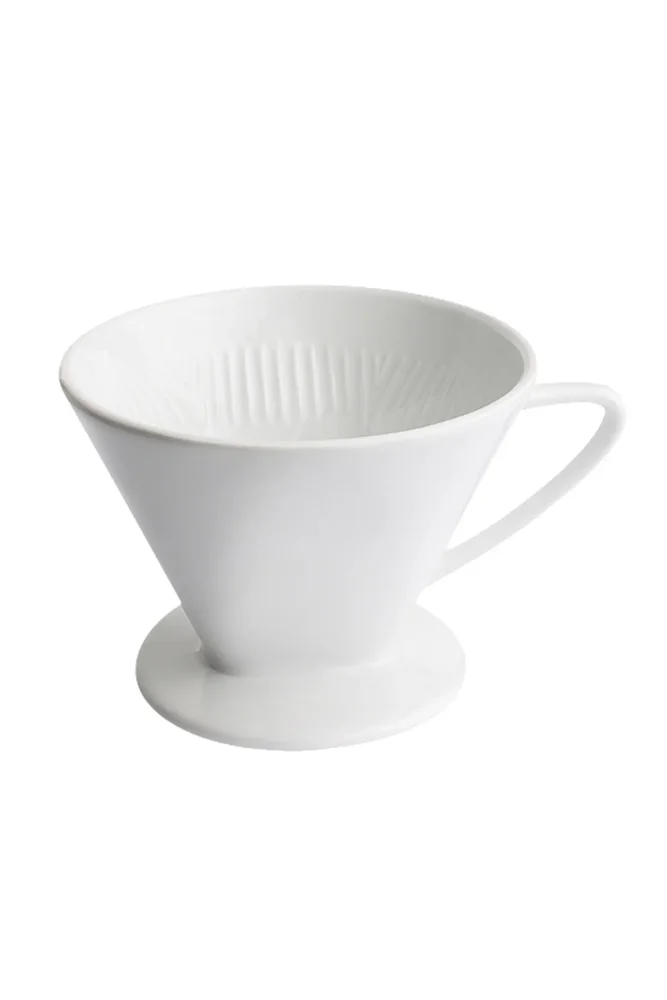Porcelain #4 Pour Over Coffee Filter Holder