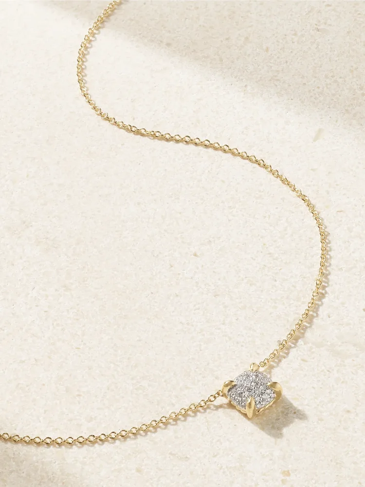 Châtelaine 18-karat gold diamond necklace