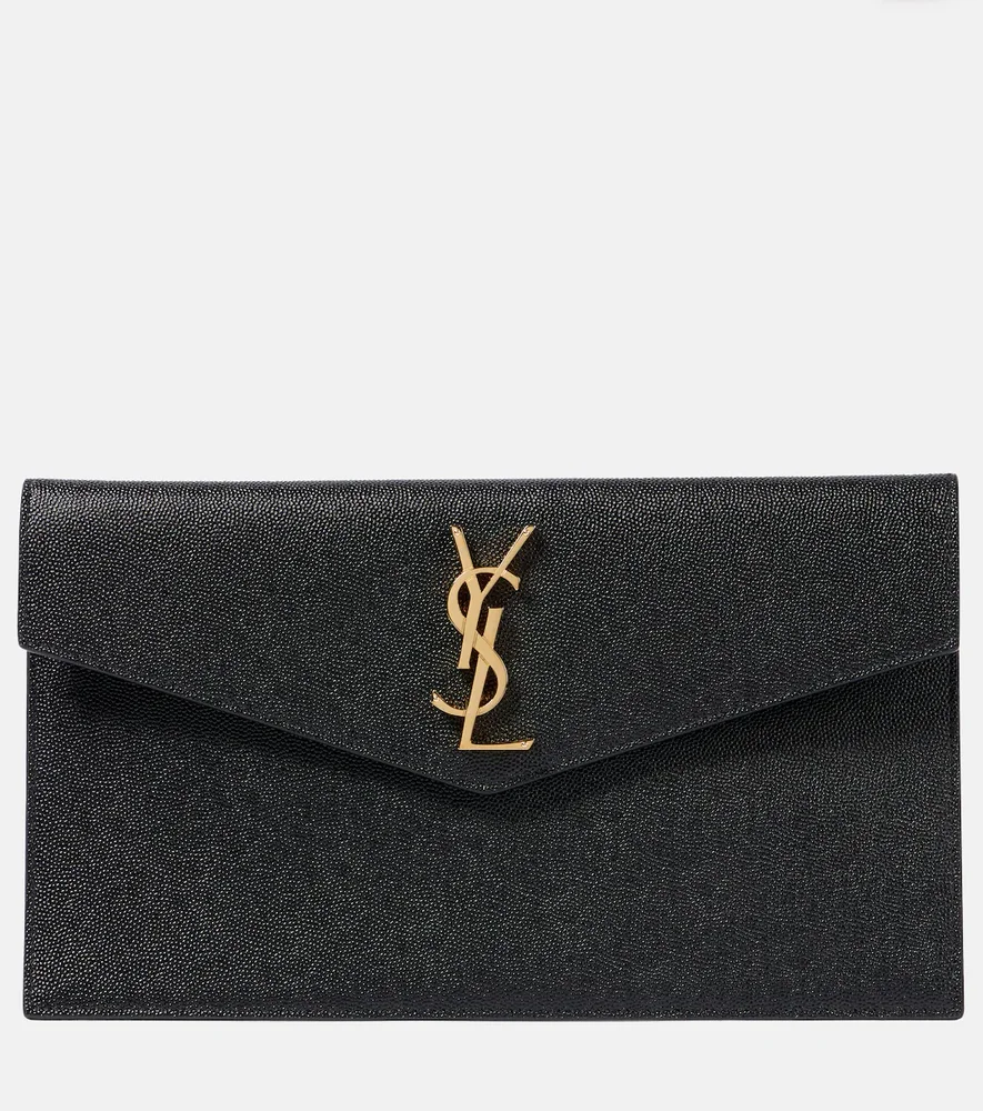 Uptown Leather Clutch