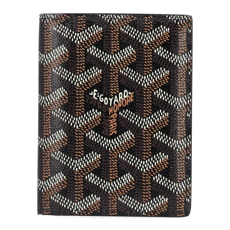 Goyardine Saint Marc Card Holder, Black