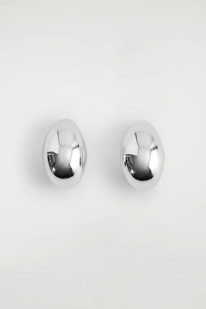 Curved Domed Earrings