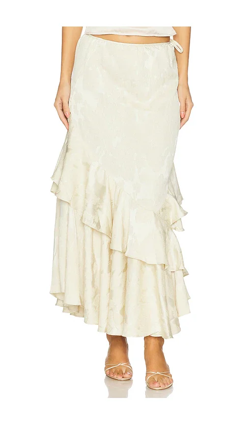 Autumn Promenade Maxi Skirt