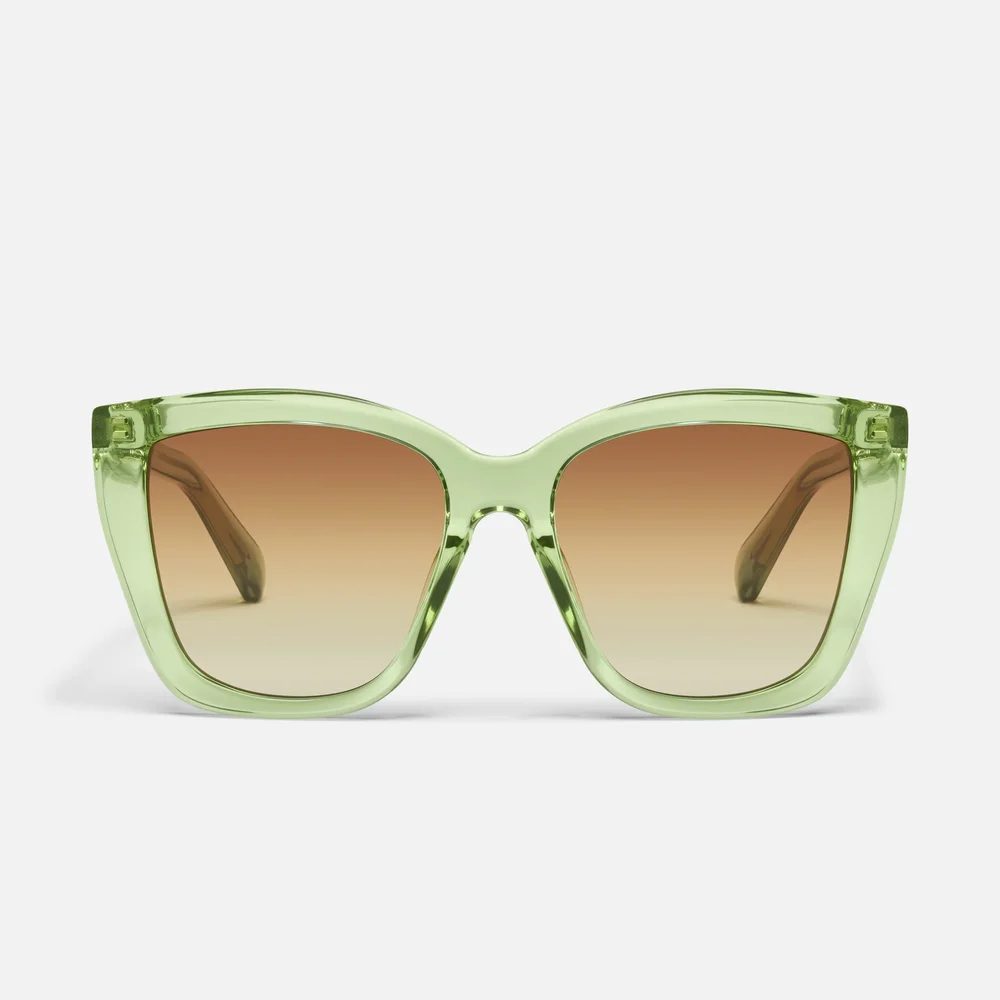 See Ya Sunglasses, Pistachio / Sepia